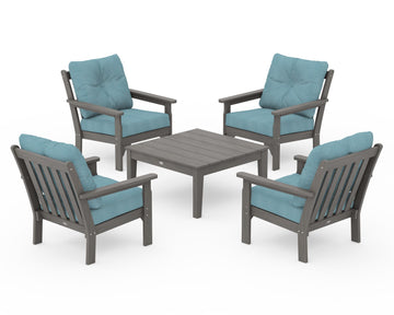 Vineyard 5-Piece Deep Seating Conversation Set