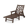 Chippendale Chaise with Arms and Wheels