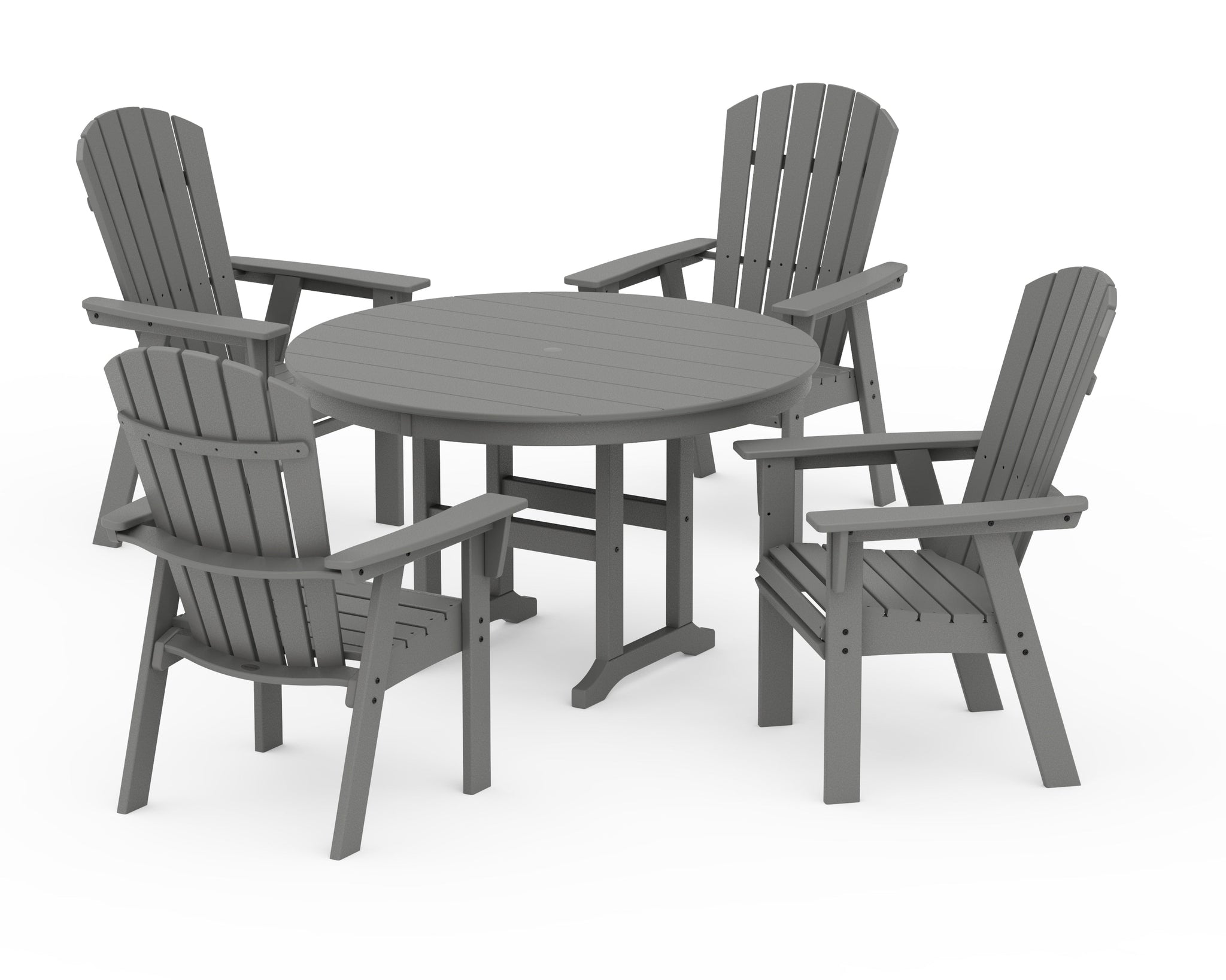 Nautical Adirondack 5-Piece Round Farmhouse Dining Set