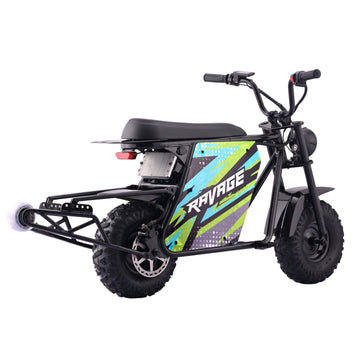 Droyd Ravage Electric Trail Bike 50 Mile Range 35 MPH 48V 3000W New