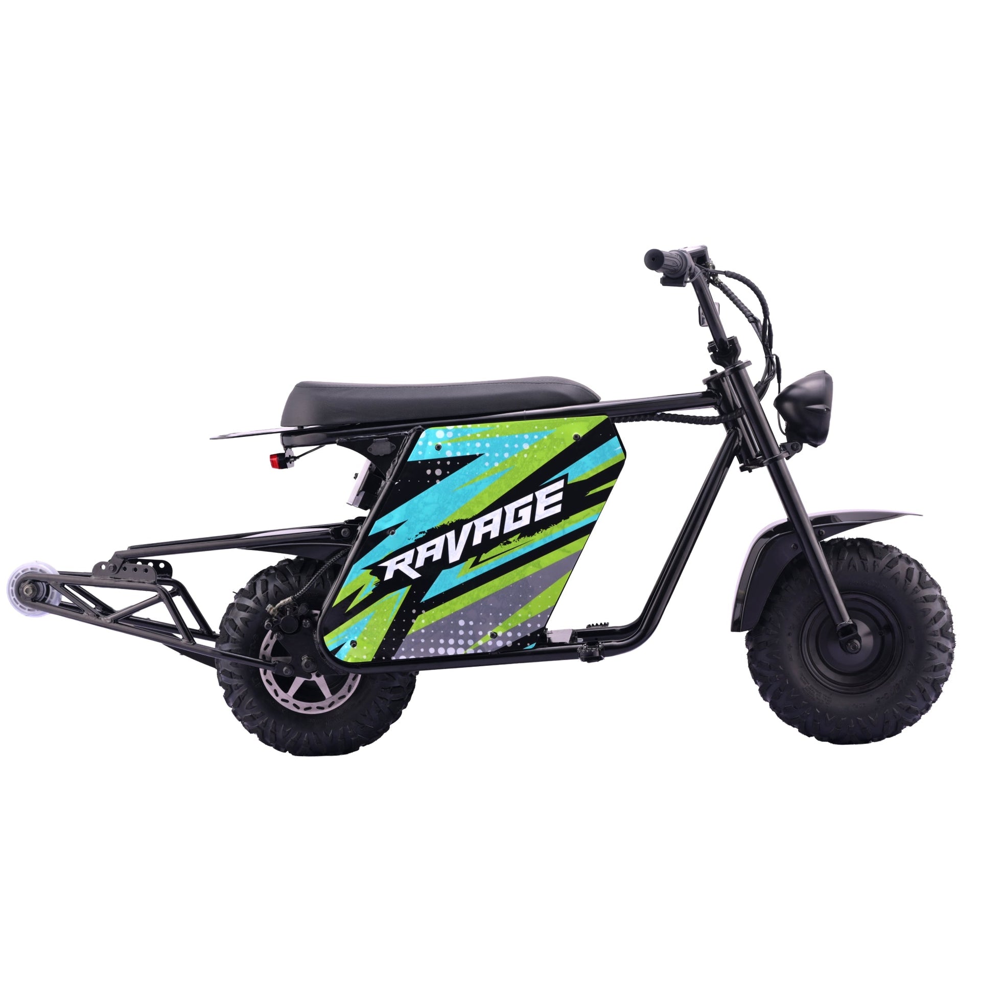 Droyd Ravage Electric Trail Bike 50 Mile Range 35 MPH 48V 3000W New