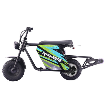 Droyd Ravage Electric Trail Bike 50 Mile Range 35 MPH 48V 3000W New