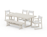 EDGE Sling 6-Piece Dining Set with Bench