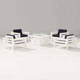 Latitude 5-Piece Lounge Fire Table Set