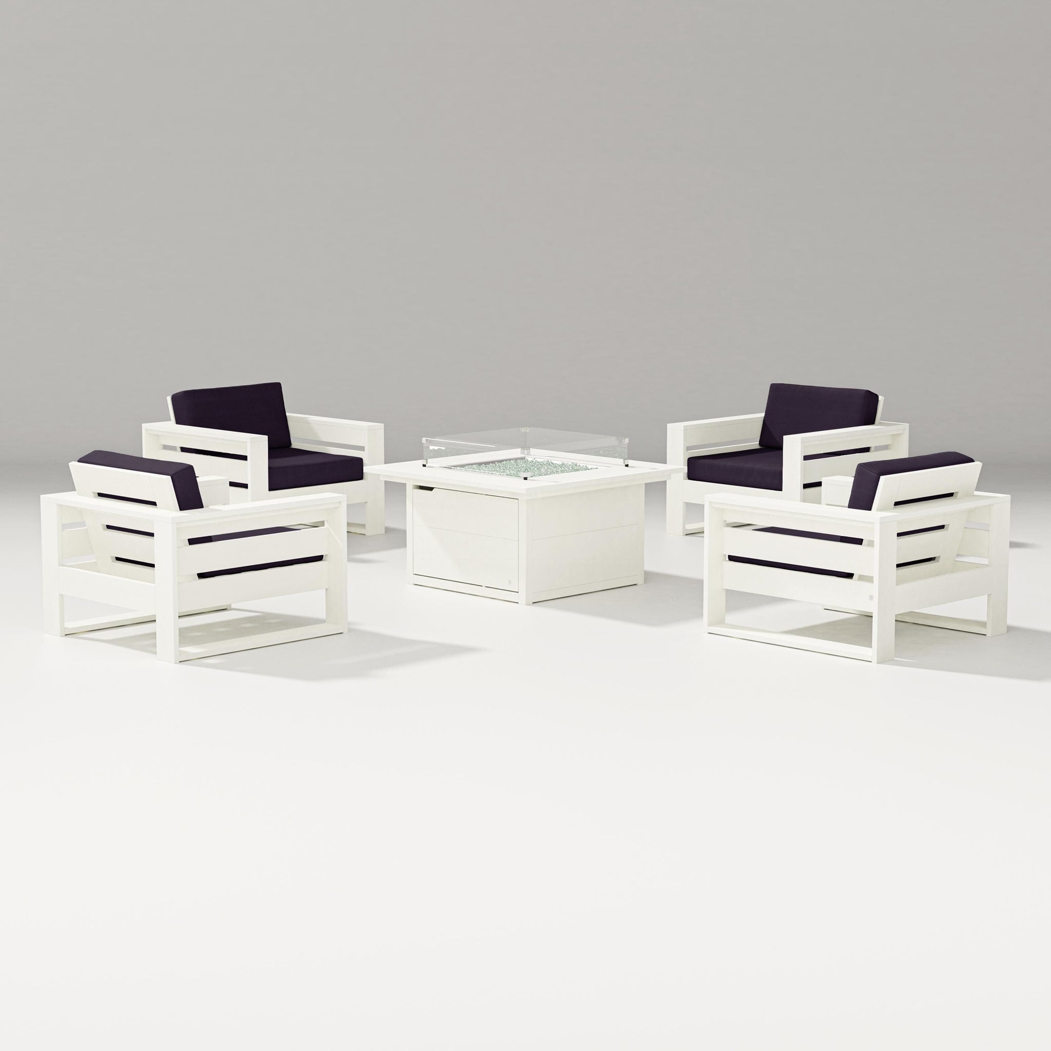 Latitude 5-Piece Lounge Fire Table Set