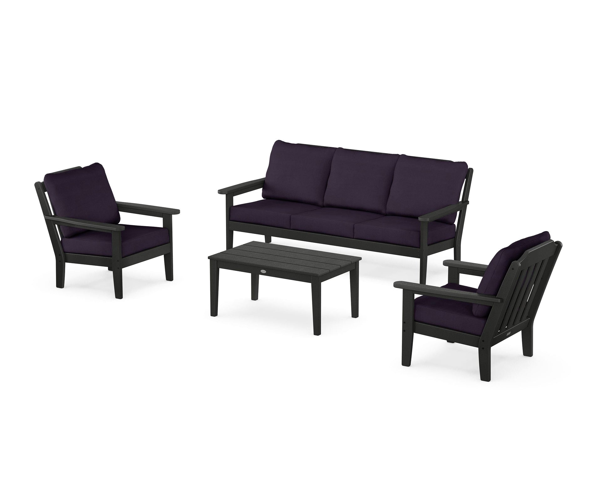 Cottage 4-Piece Deep Seating Set with Sofa