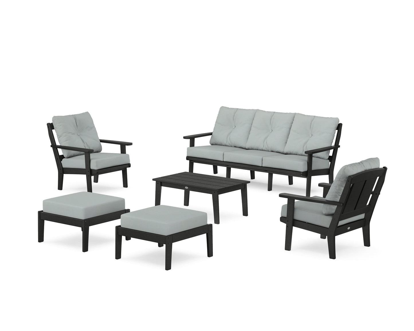 Mission 6-Piece Lounge Sofa Set