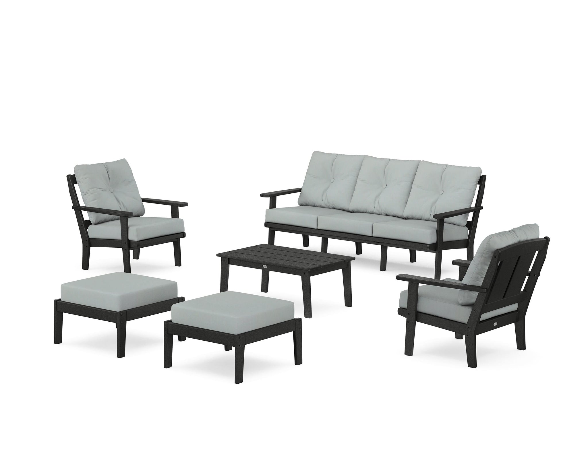 Mission 6-Piece Lounge Sofa Set