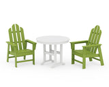 Long Island 3-Piece Round Dining Set