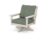 Chippendale Deep Seating Swivel Chair