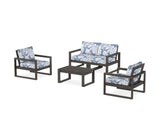 EDGE Sectional 4-Piece Deep Seating Set with Loveseat