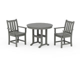 Traditional Garden 3-Piece Round Dining Set