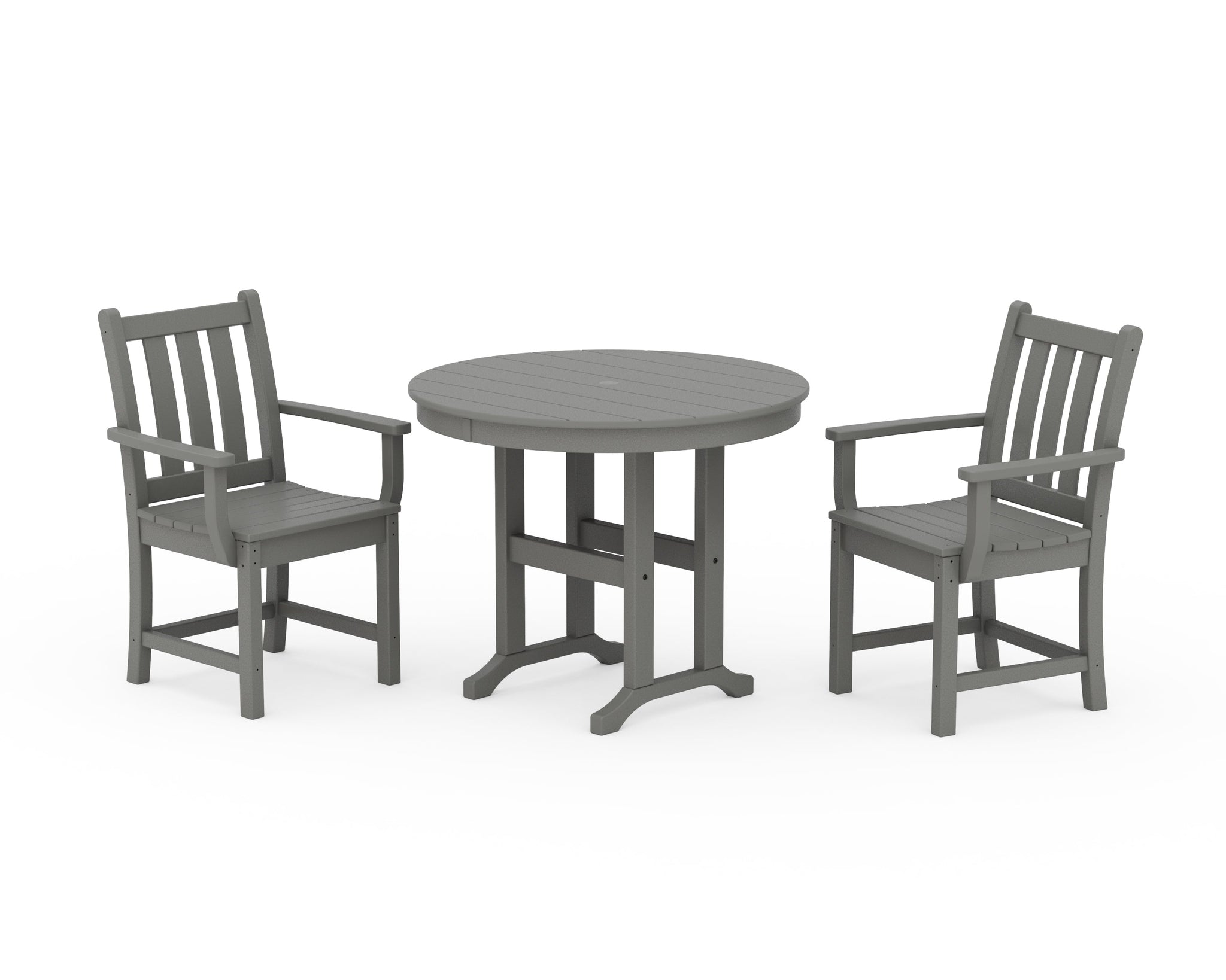 Traditional Garden 3-Piece Round Dining Set