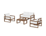 EDGE Sectional 4-Piece Deep Seating Set with Loveseat
