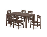 Modern Studio Plaza Chair 7-Piece Parsons Table Dining Set