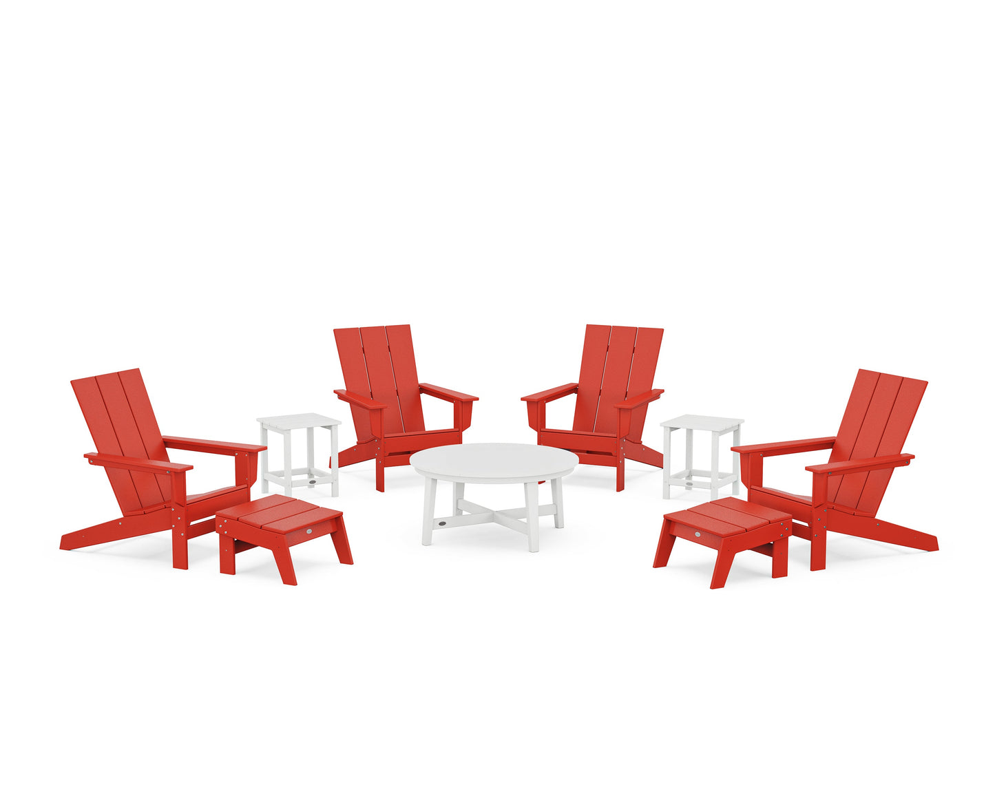 Modern Studio Adirondack 9-Piece Conversation Set