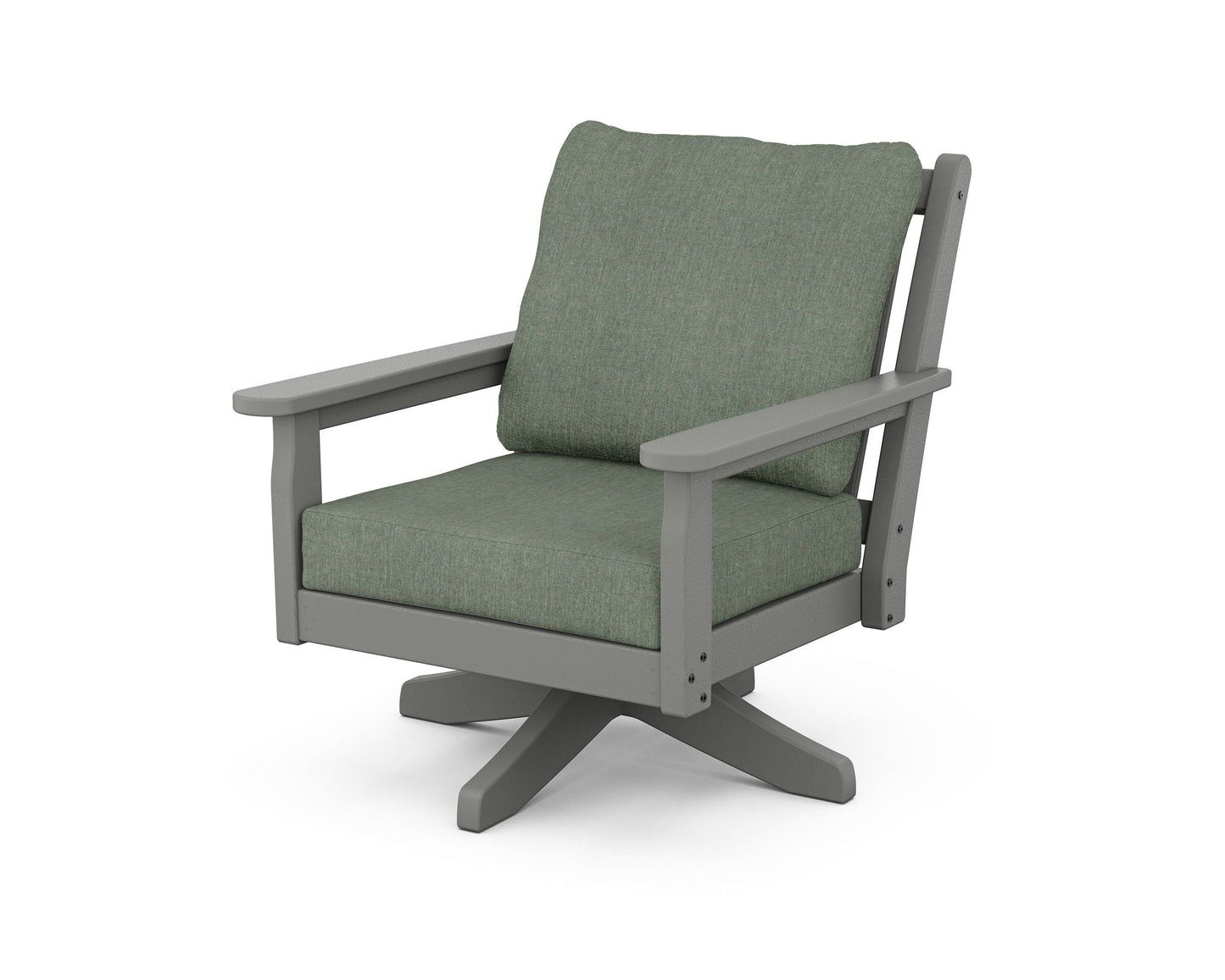 Chippendale Deep Seating Swivel Chair