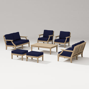 Estate 7-Piece Lounge Loveseat Set