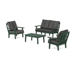Mission 4-Piece Deep Seating Set with Loveseat