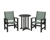 Coastal 3-Piece Round Bistro Dining Set