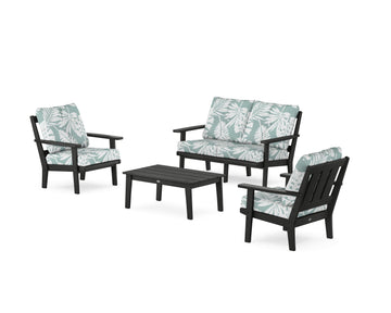 Oxford 4-Piece Deep Seating Set with Loveseat