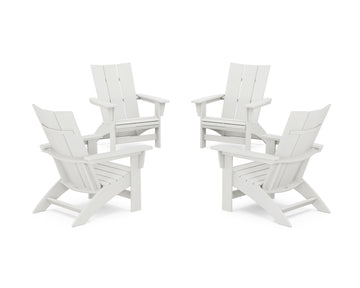 4-Piece Modern Grand Adirondack Chair Conversation Set