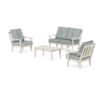 Oxford 4-Piece Deep Seating Set with Loveseat