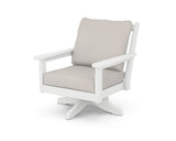 Chippendale Deep Seating Swivel Chair