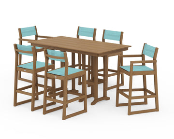EDGE Sling 7-Piece Farmhouse Bar Set