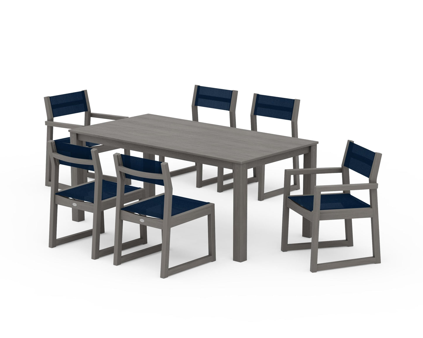 EDGE Sling 7-Piece Parsons Dining Set