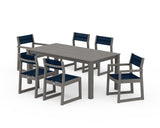 EDGE Sling 7-Piece Parsons Dining Set