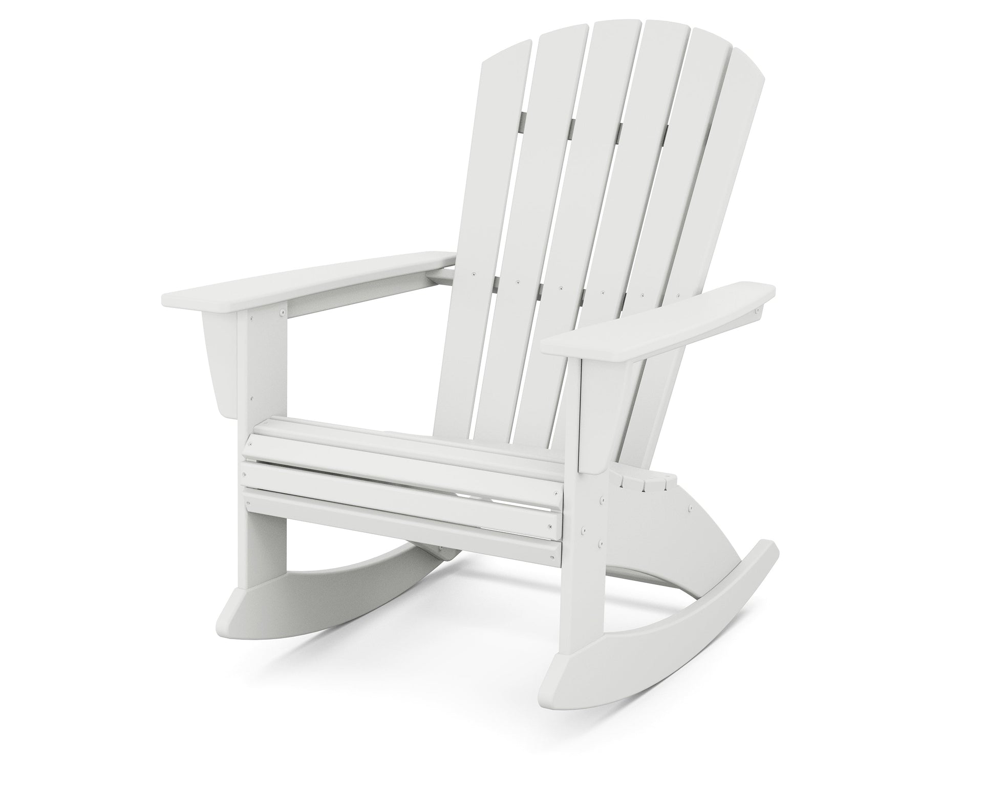 Nautical Curveback Adirondack Rocking Chair