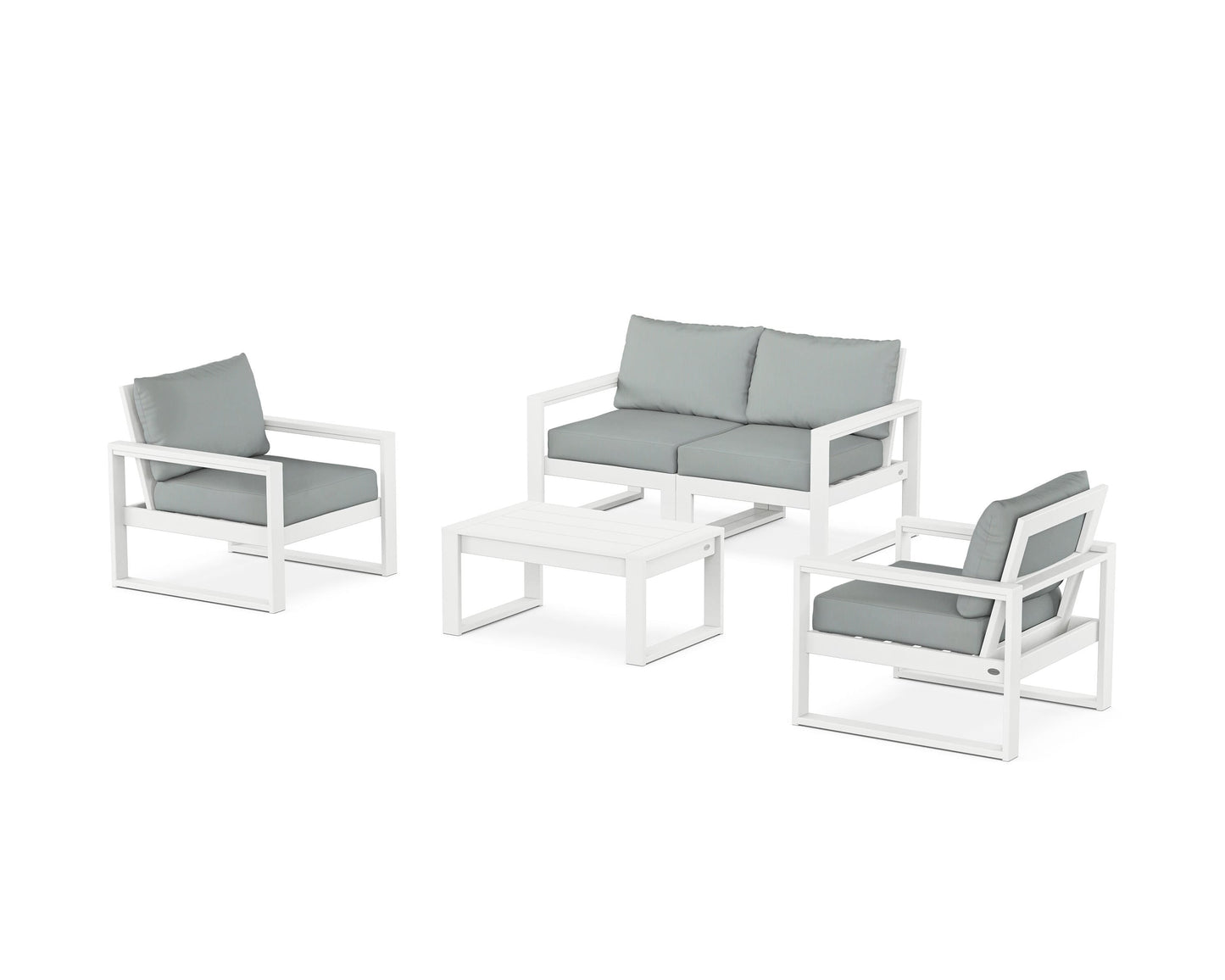EDGE Sectional 4-Piece Deep Seating Set with Loveseat