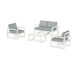EDGE Sectional 4-Piece Deep Seating Set with Loveseat