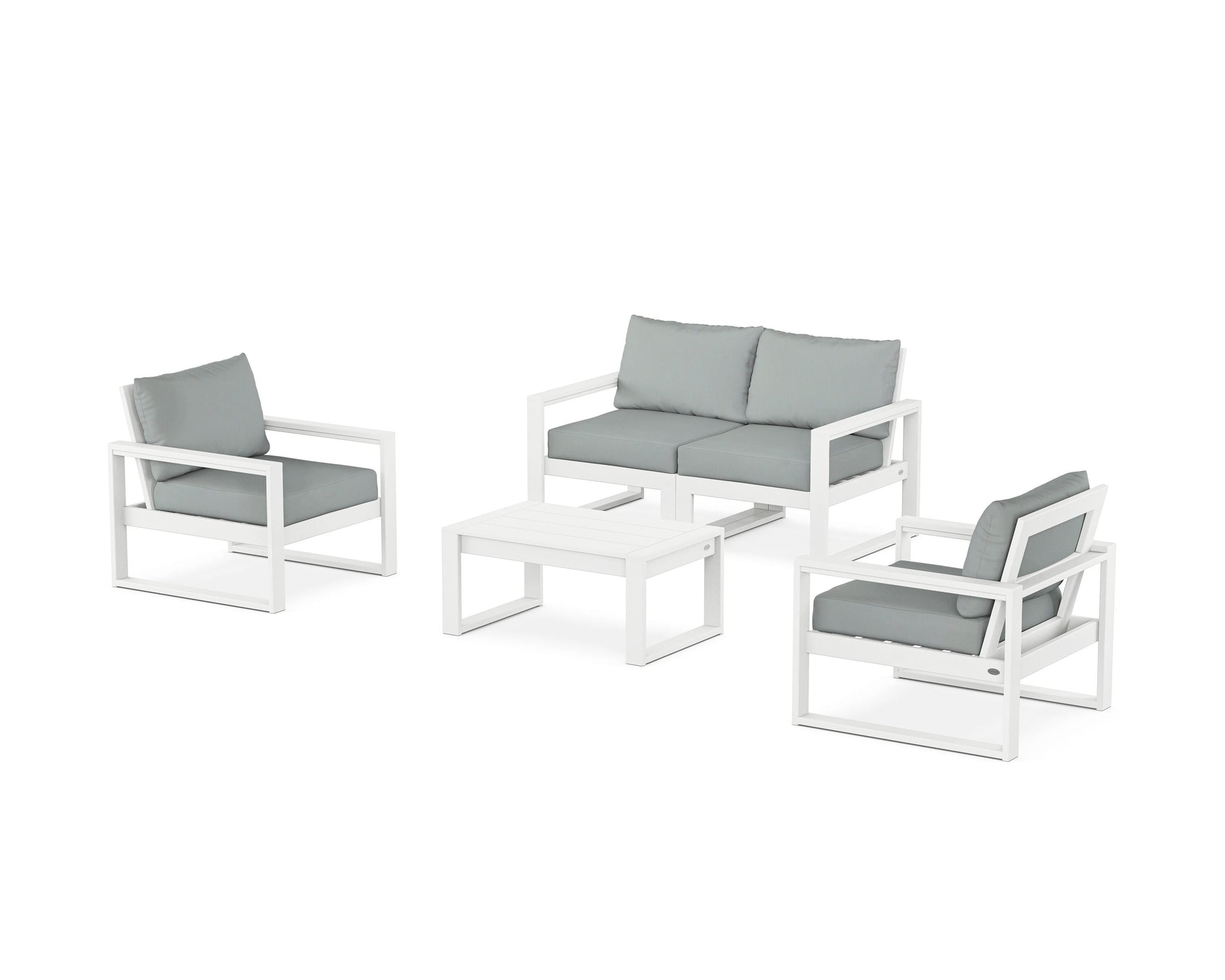 EDGE Sectional 4-Piece Deep Seating Set with Loveseat