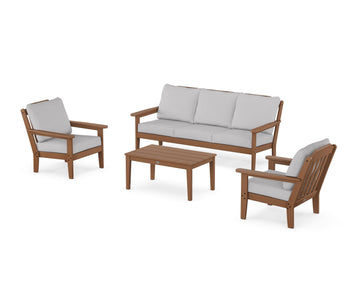 Cottage 4-Piece Deep Seating Set with Sofa