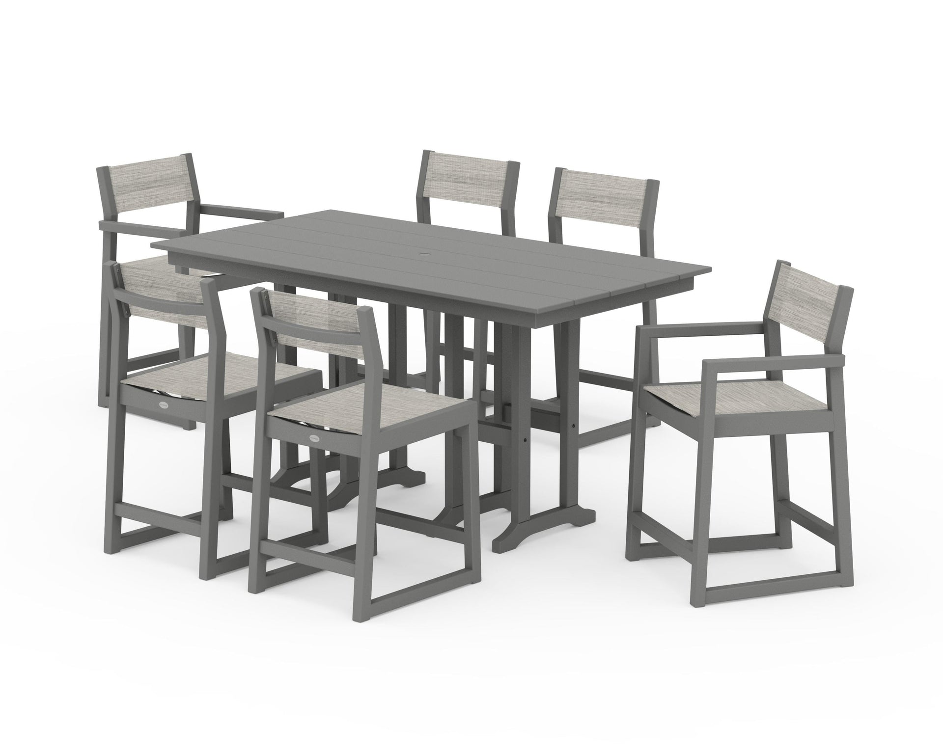 EDGE Sling 7-Piece Farmhouse Counter Set