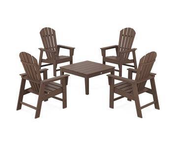 5-Piece South Beach Casual Chair Conversation Set with 36" Conversation Table