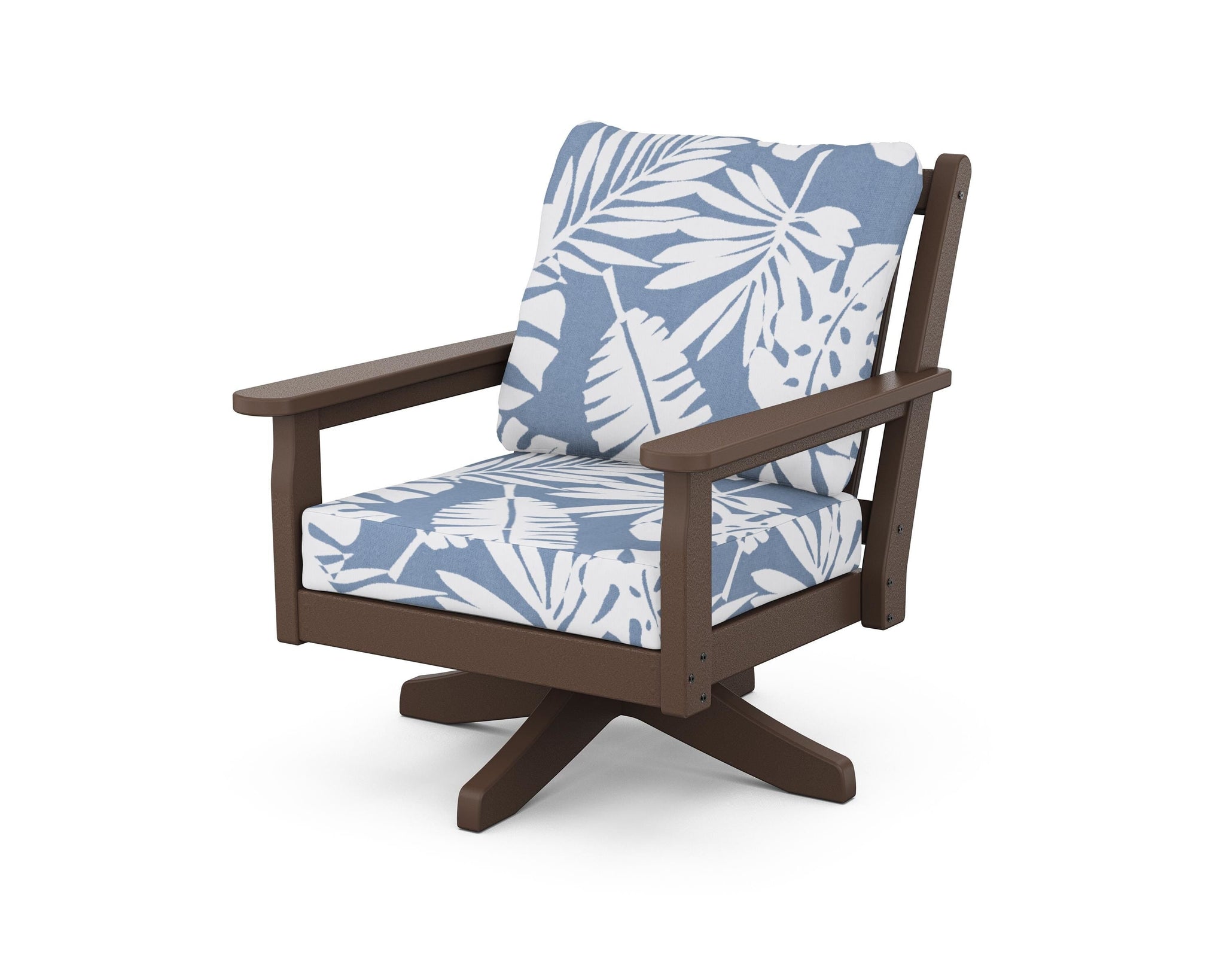 Chippendale Deep Seating Swivel Chair
