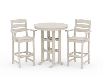 Lakeside 3-Piece Round Bar Arm Chair Set