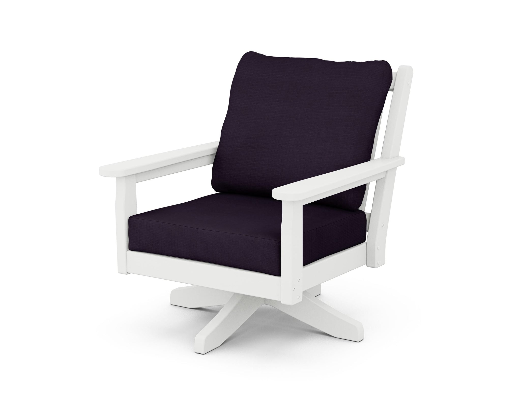 Chippendale Deep Seating Swivel Chair