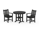 Traditional Garden 3-Piece Round Dining Set