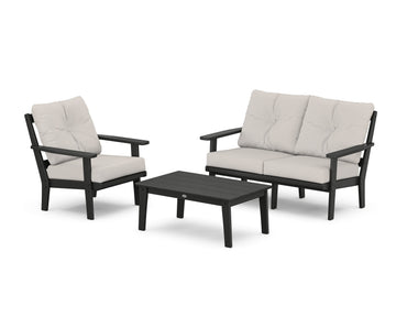Oxford 3-Piece Deep Seating Set with Loveseat
