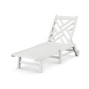 Chippendale Chaise with Wheels