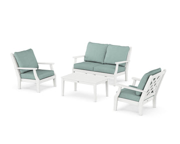 Wovendale 4-Piece Deep Seating Set with Loveseat