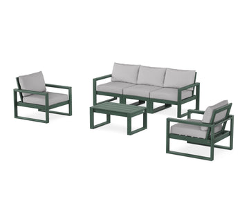 EDGE Sectional 4-Piece Deep Seating Set with Sofa