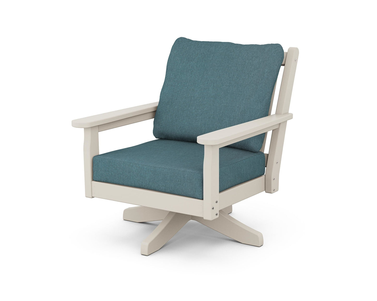 Chippendale Deep Seating Swivel Chair