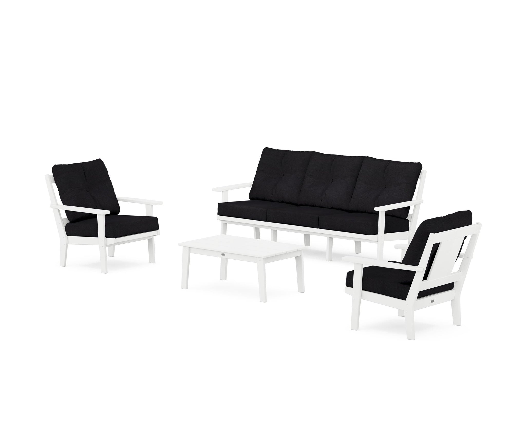 Prairie 4-Piece Deep Seating Set with Sofa