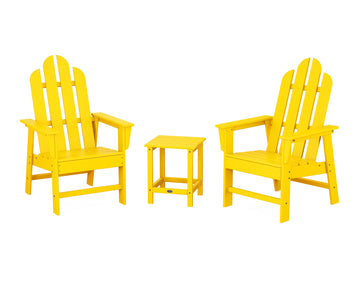 Long Island 3-Piece Upright Adirondack Chair Set