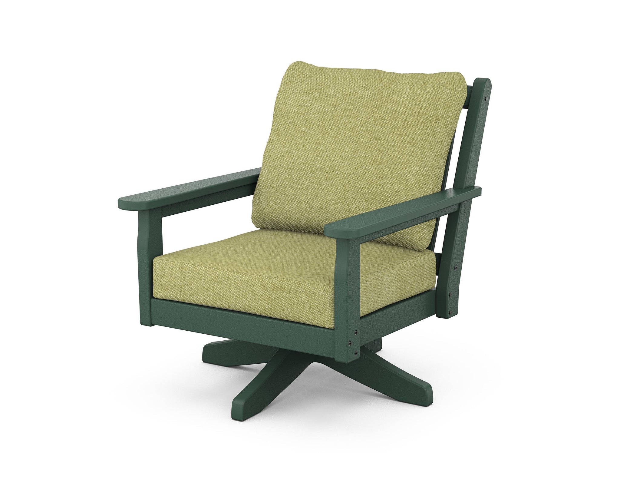Chippendale Deep Seating Swivel Chair
